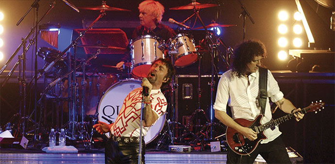 Queen + Paul Rodgers on stage