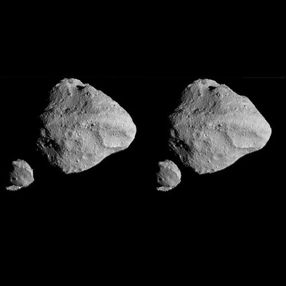 Dinkinesh Asteroid System by NASA - parallel