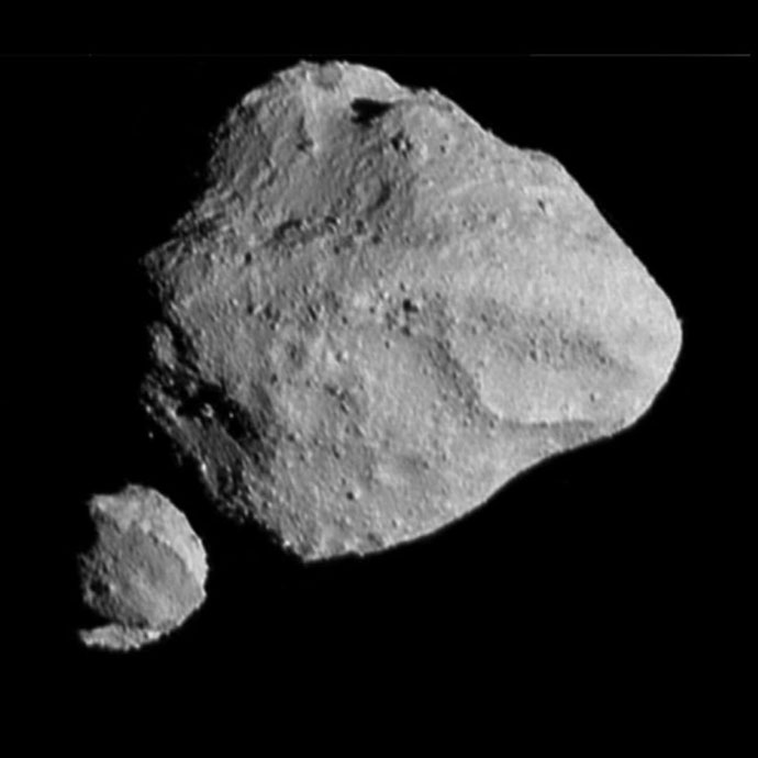 Dinkinesh Asteroid System by NASA - mono