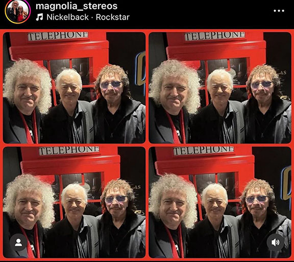 Bri: Me and a couple of promising young guitar players - Gibson Guitar Garage - stereos by Joyce