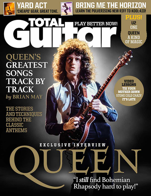 Brian May - Total Guitar March 2024 - front cover