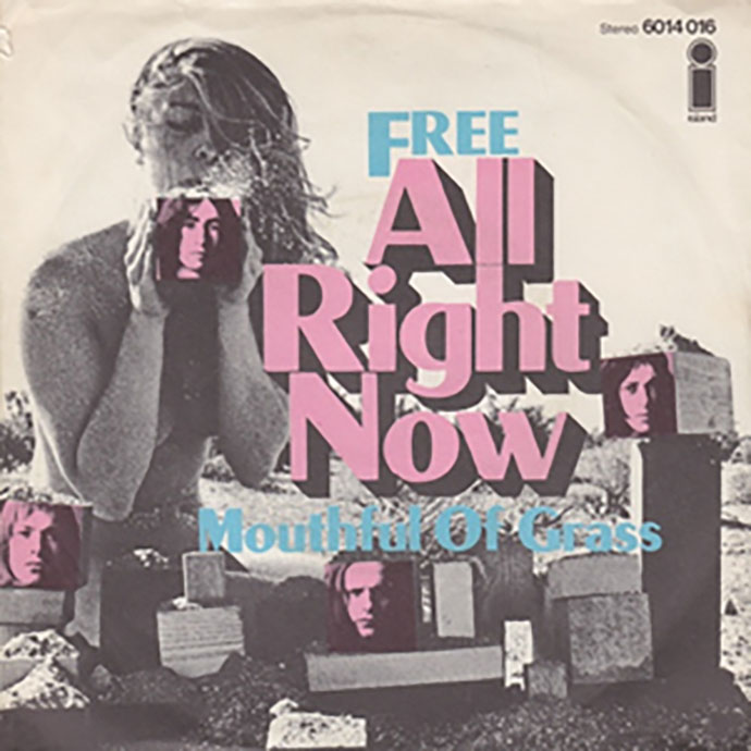 All Right Now - single sleeve front