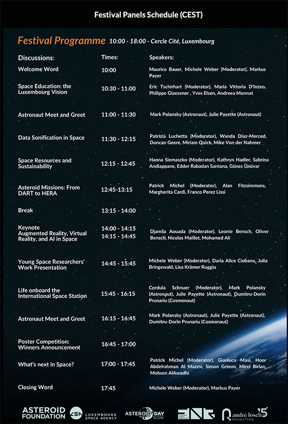 Asteroid Day 2024 Programme