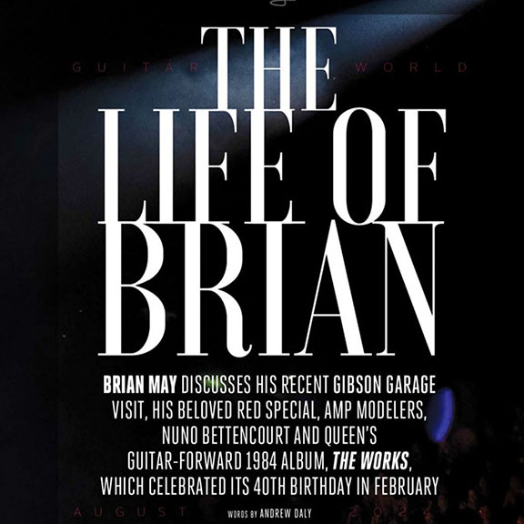 The Life of Brian - Guitar World article August 2024