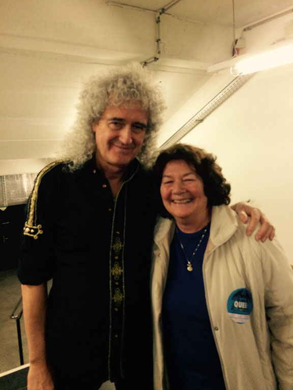 Brian May and Slyvia Jost