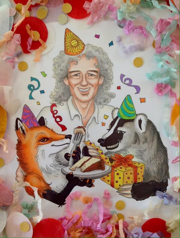 Brian May Birthday by Jenn Waitt