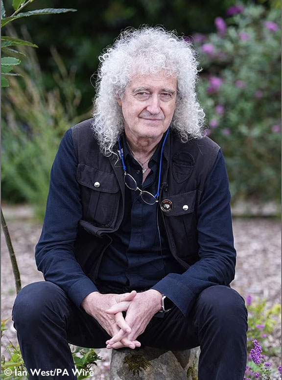 Sir Brian May 15 Aug 2024 © Ian West/PA Wire