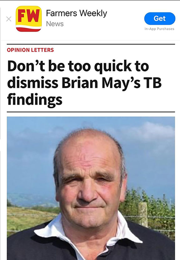 Farmers Weekly: Don't be too quick to dismiss Brian May