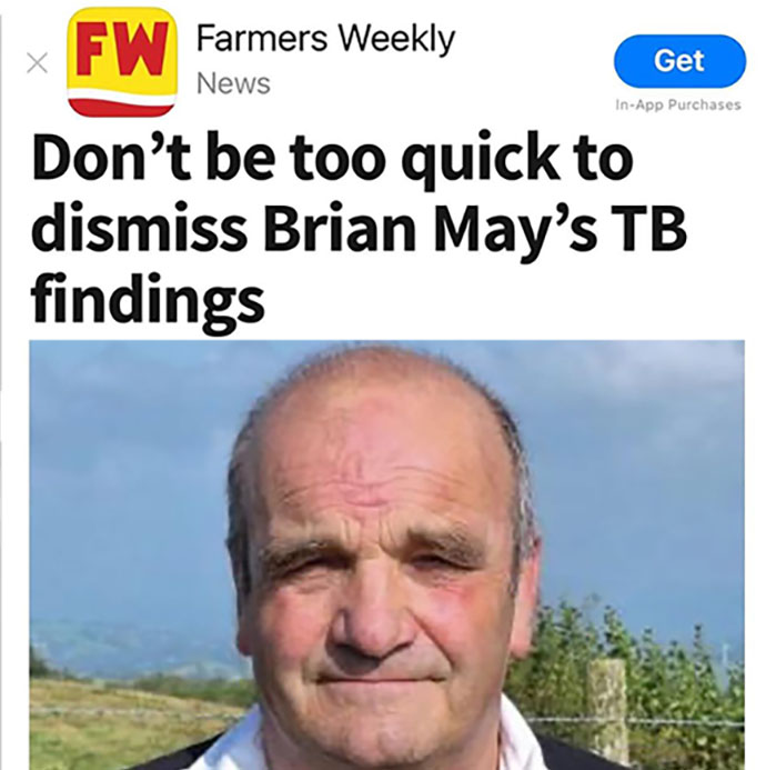 Farmers Weekly: Don't be too quick to dismiss Brian May