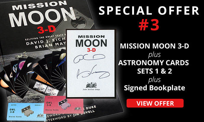 Mission Moon 3-D + sterep cards Offer No 3