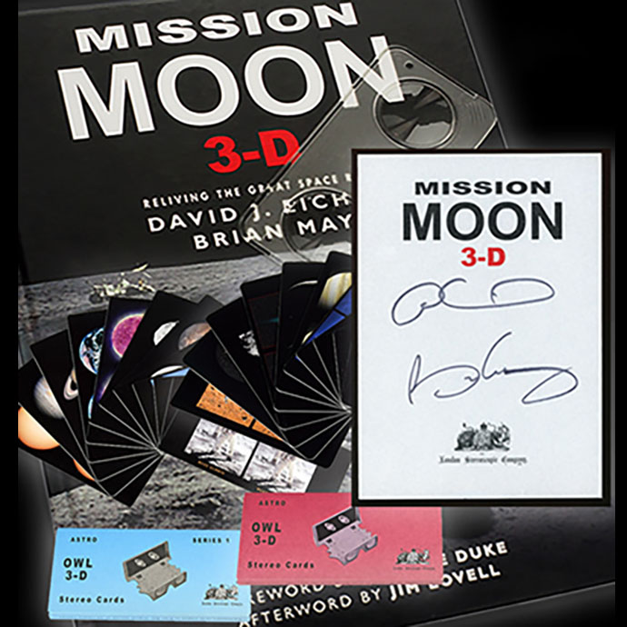 Mission Moon 3-D + sterep cards Offer No 3