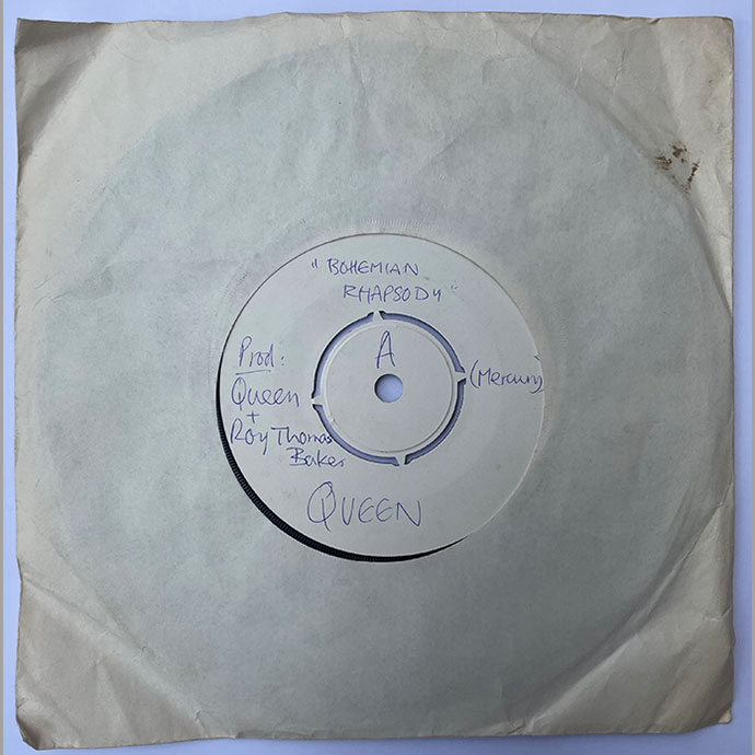 Bohemian Rhapsody, white-label, test-pressing