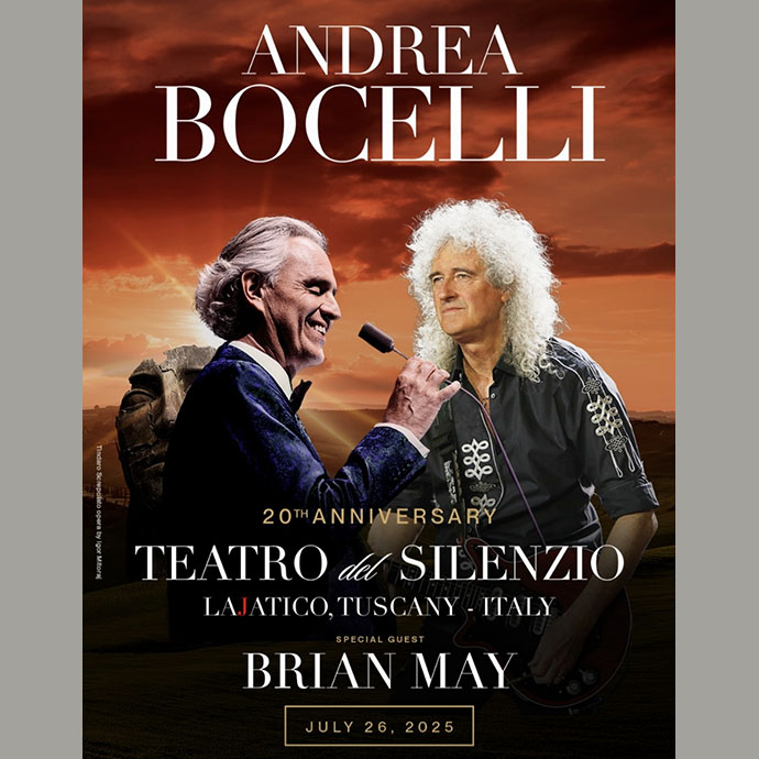 Andrea Bocelli and Brian May