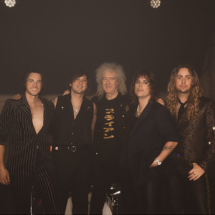 Brian May, The Struts. Photo Credit: Kyle McGurk