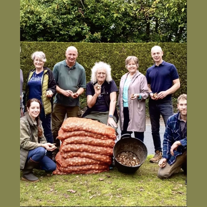 Bri and villagers Daffodil Day 2025