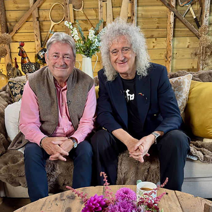 Brian May and Alan Titchmarsh