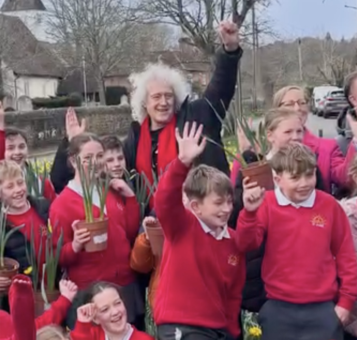 Brian May - Daffodil Blessing Day !