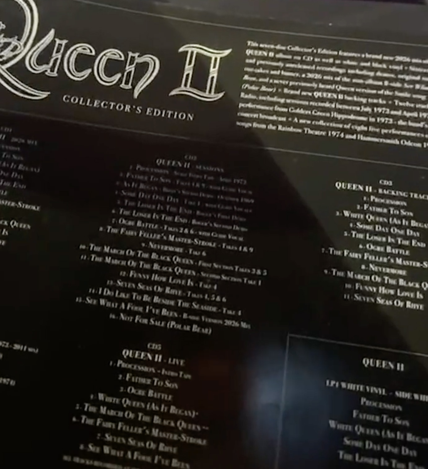 Brian May - Queen II launch update