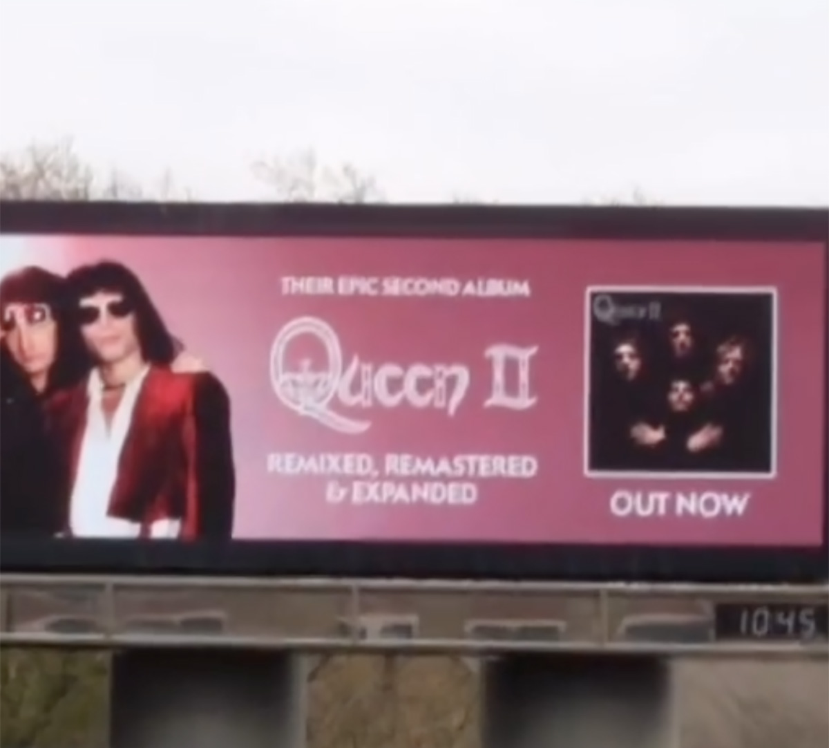 Brian May - Queen II promotional billboard