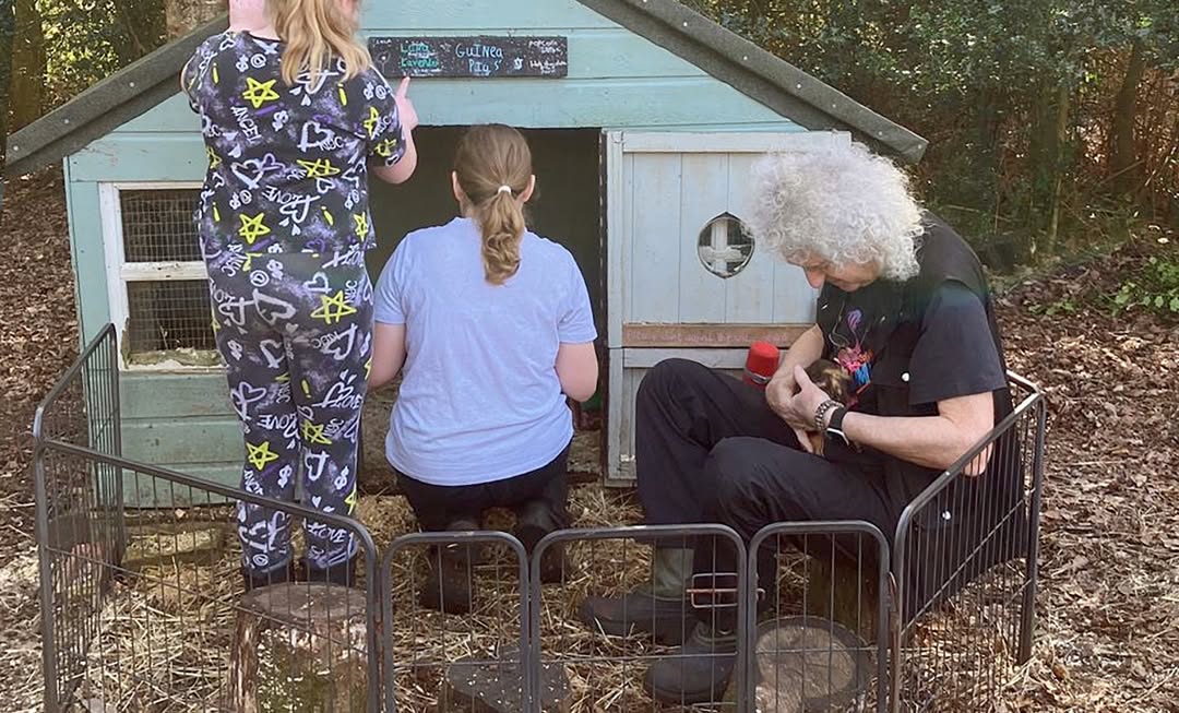 Brian May - Amazing day visiting the Huckleberries centre near Elstead