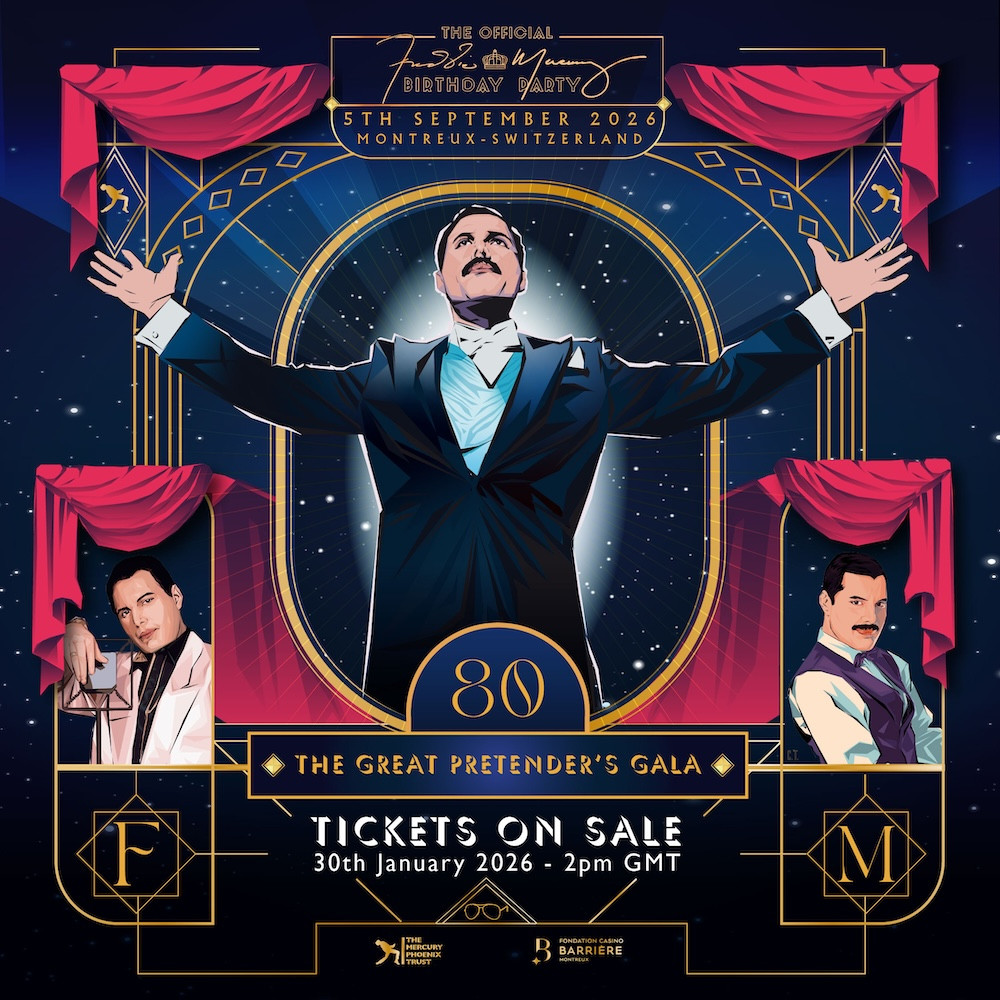 Freddie Mercury 80th Birthday Party Tickets On Sale