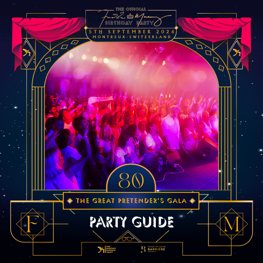 Freddie Mercury 80th Party Guide