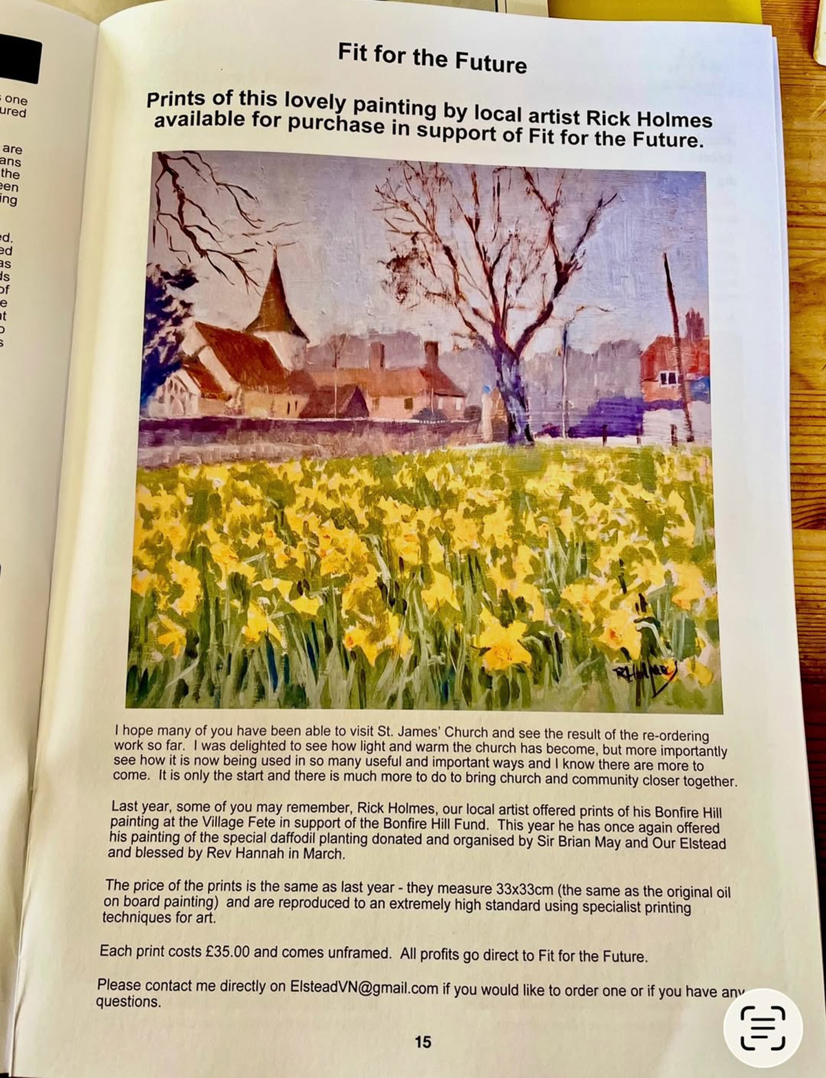 Brian May - Daffodil swarm for Elstead is still in bloom