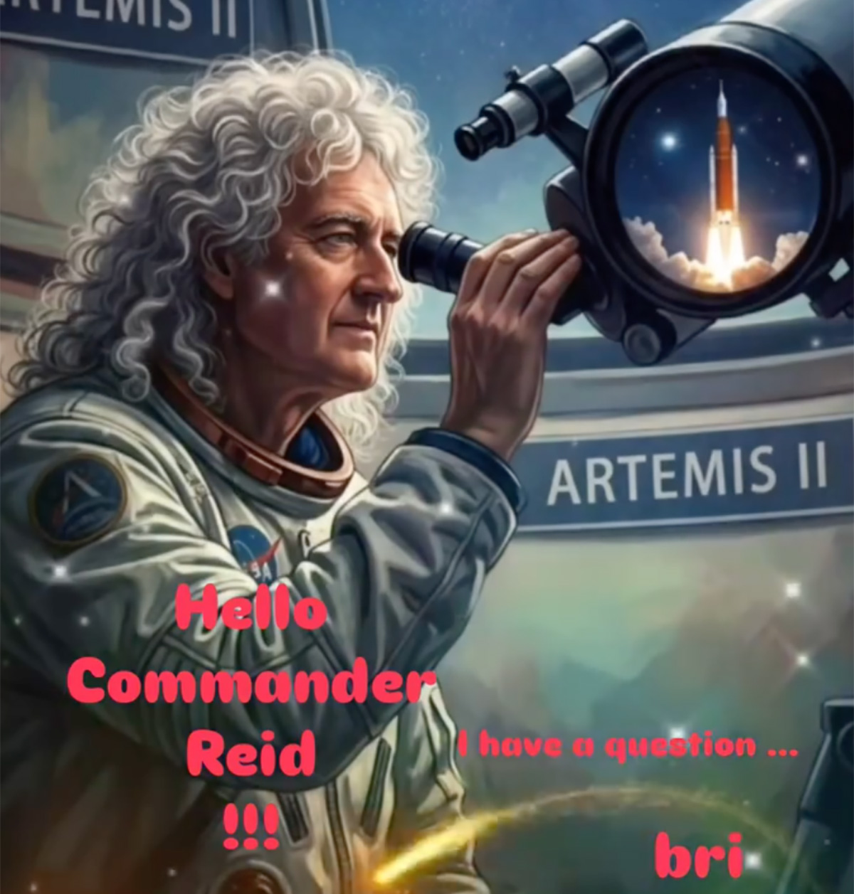Brian May - Hello esteemed Artemis team