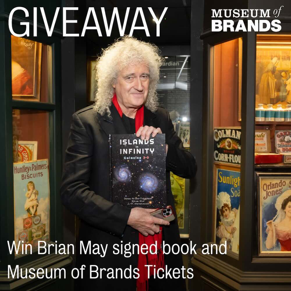 Brian May win signed book