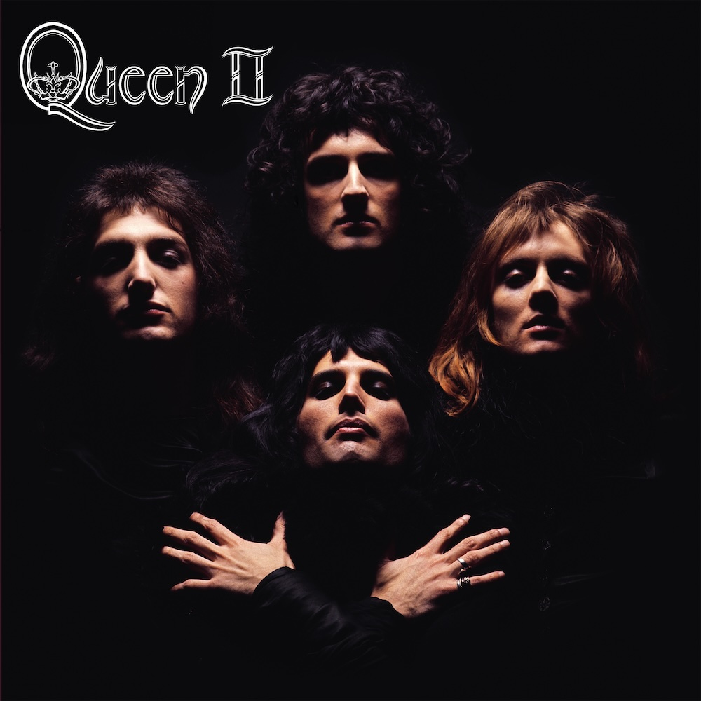 Queen II cover, Freddie, John, Brian, Roger