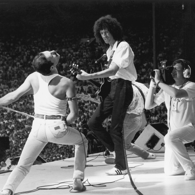 Queen Live Aid Performance Classic Photo