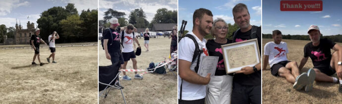 Simon and Ollie Finish Line Collage
