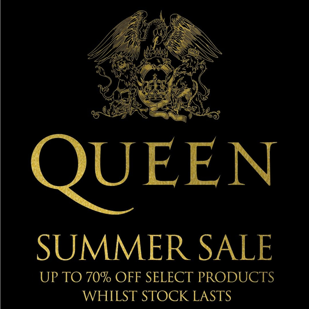 Official Queen Merchandise Summer Sale