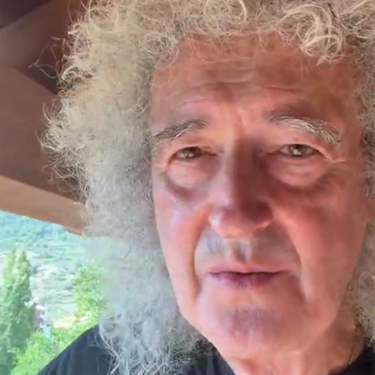 Brian May - leaving for the the observatory site