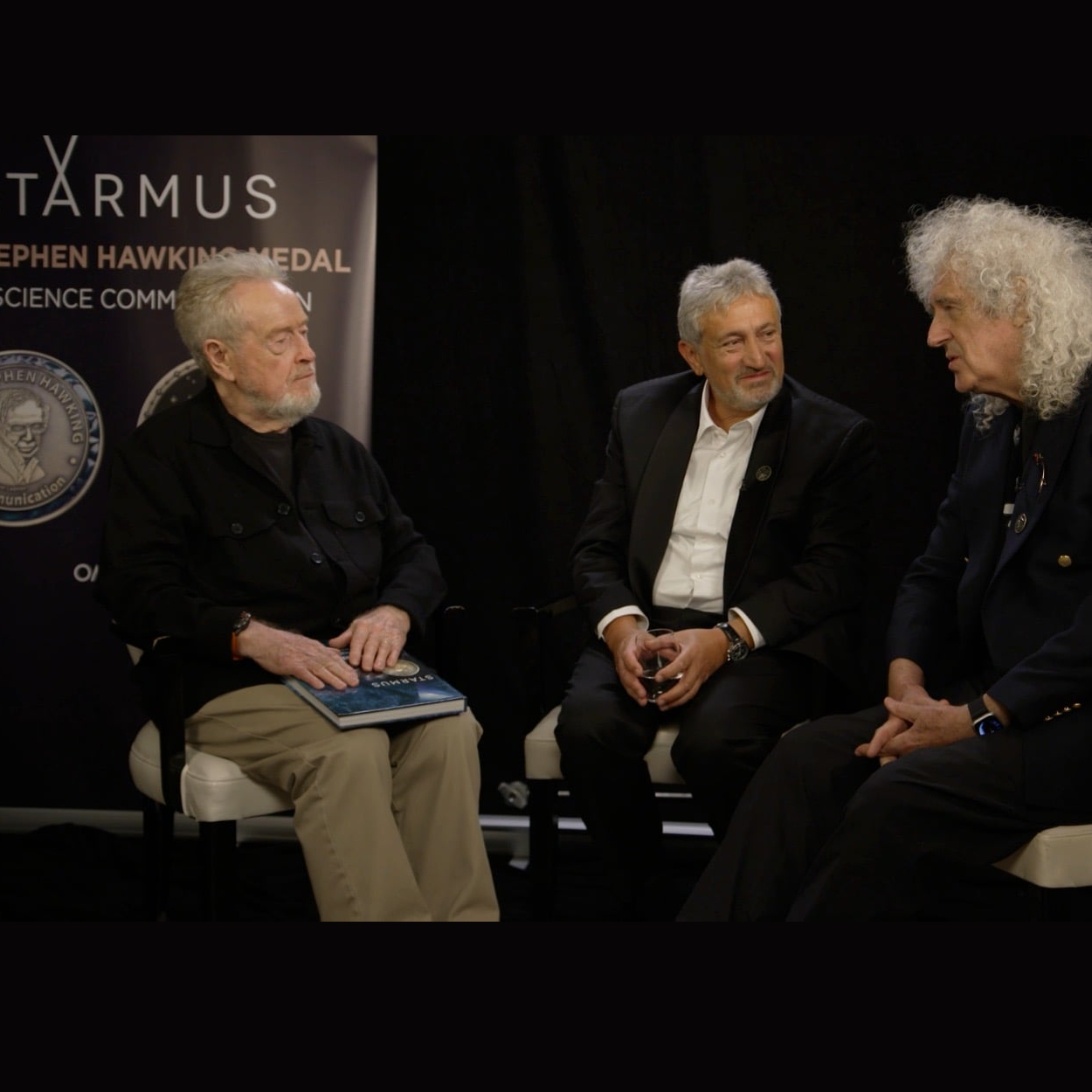 Brian Gives Out Stephen Hawking medal at Starmus
