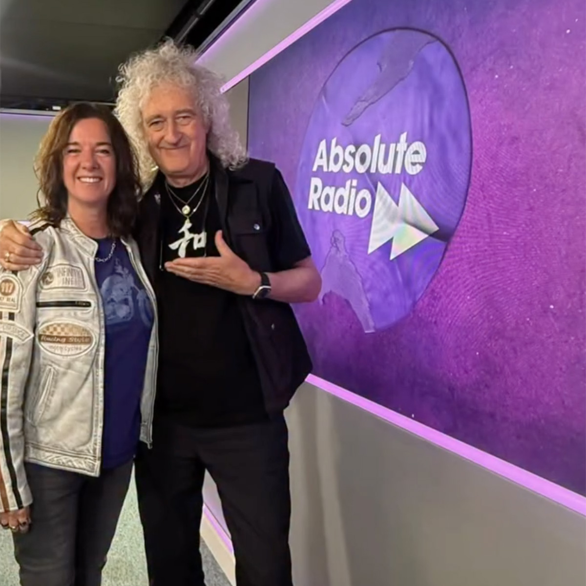 Brian May with Leona Graham on Absolute Radio