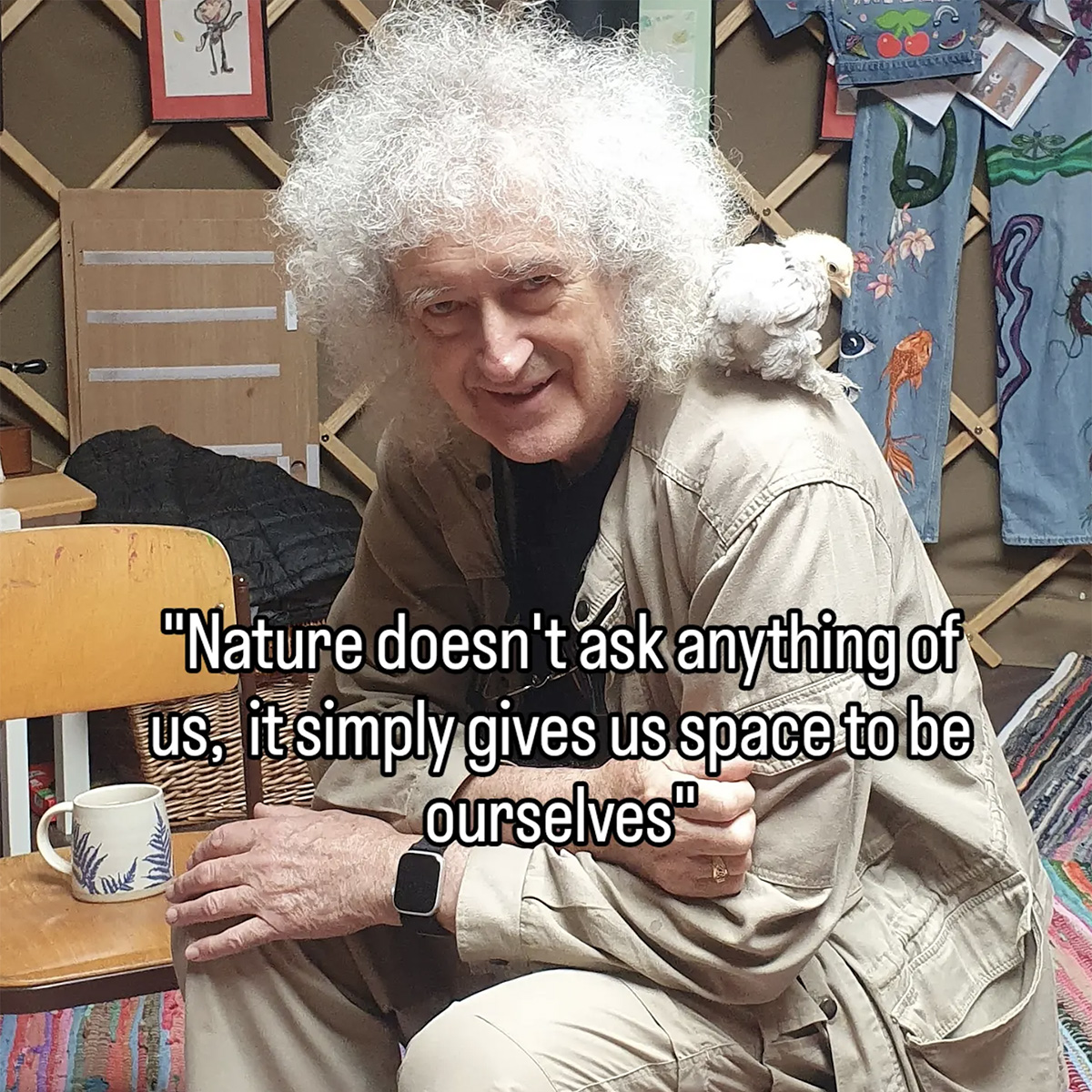 Sir Brian May has become Patron of Huckleberries