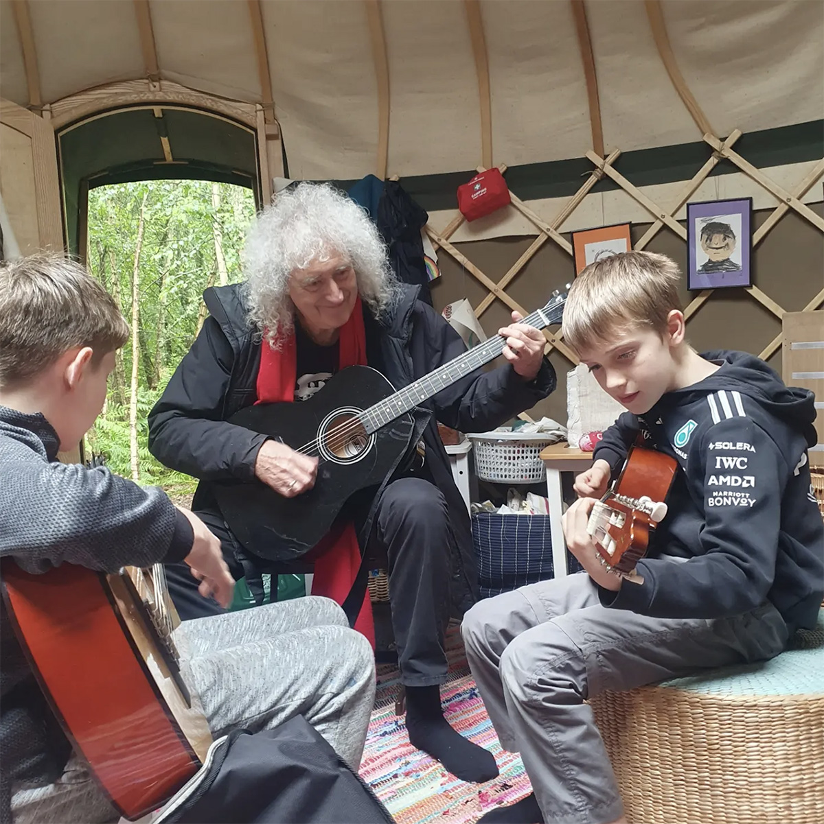 Sir Brian May has become Patron of Huckleberries