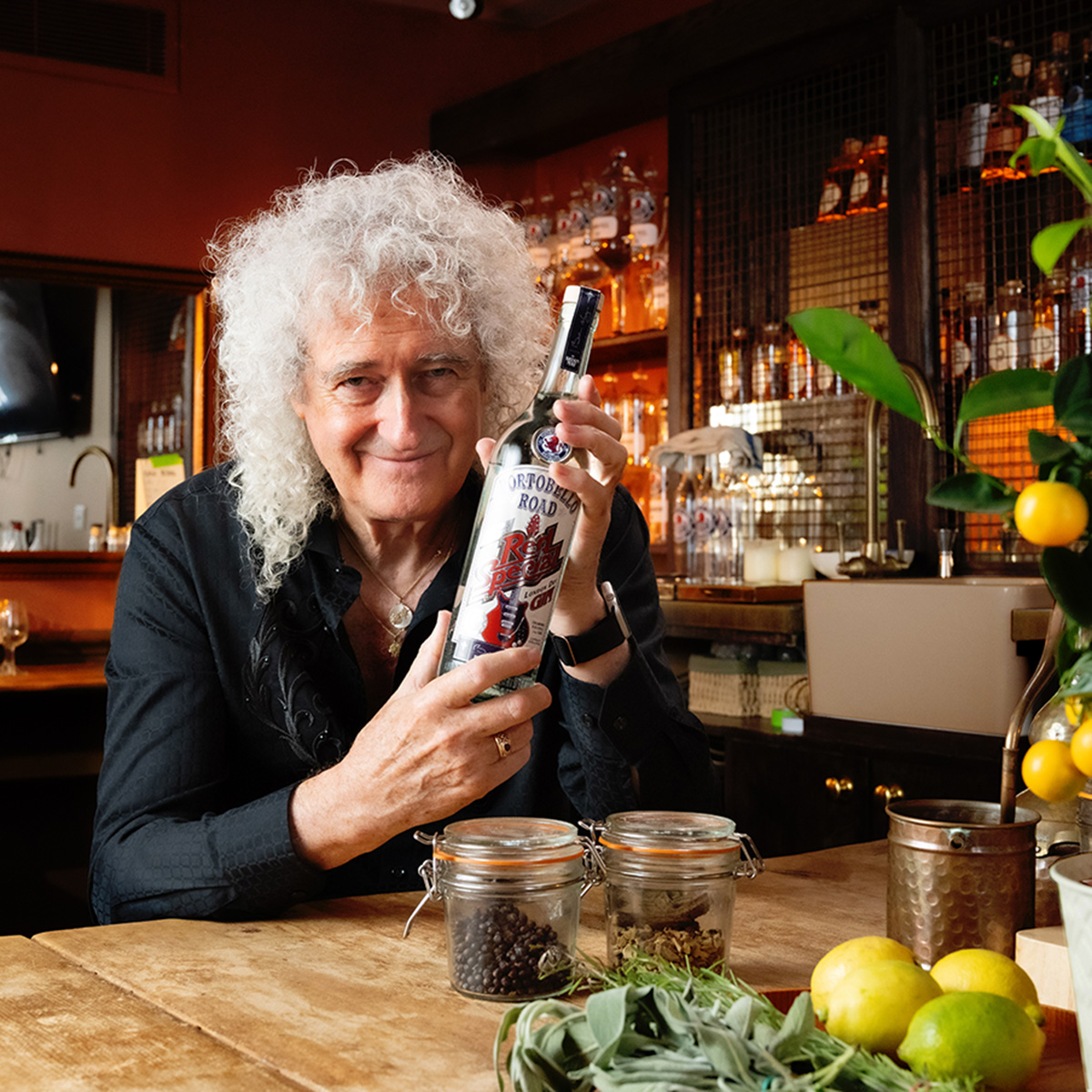 BRIAN MAY CREATES THE RED SPECIAL GIN WITH PORTOBELLO ROAD DISTILLERY