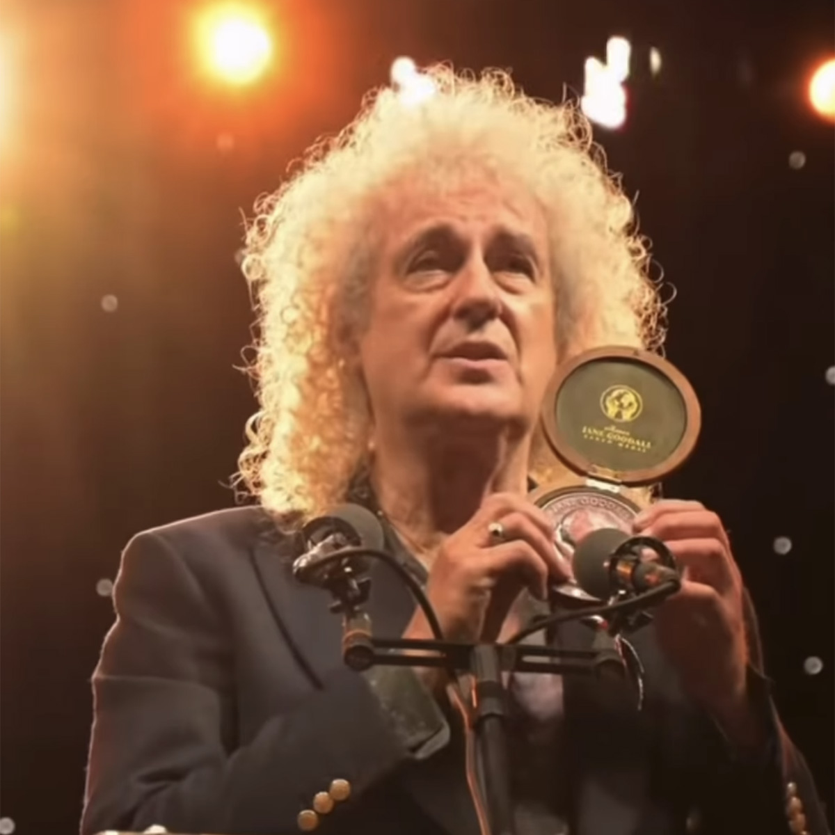 Brian May - Jane Goodall Medal